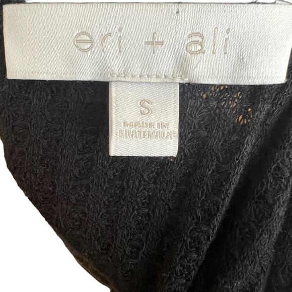 ANTHROPOLOGIE ERI + ALI Tallie Waffle Knit Peplum Knit Top - Picture 6 of 7